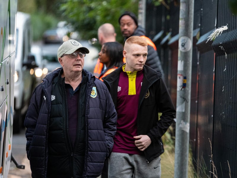 Burnley fans arrive at the Peninsula Stadium for the Carabao Cup tie with Salford City. Photo: Kelvin Lister-Stuttard