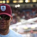 US former NFL football player JJ Watt arrives to attend the English Premier League football match between Burnley and Manchester City at Turf Moor in Burnley, north-west England on August 11, 2023. (Photo by Darren STAPLES / AFP) /