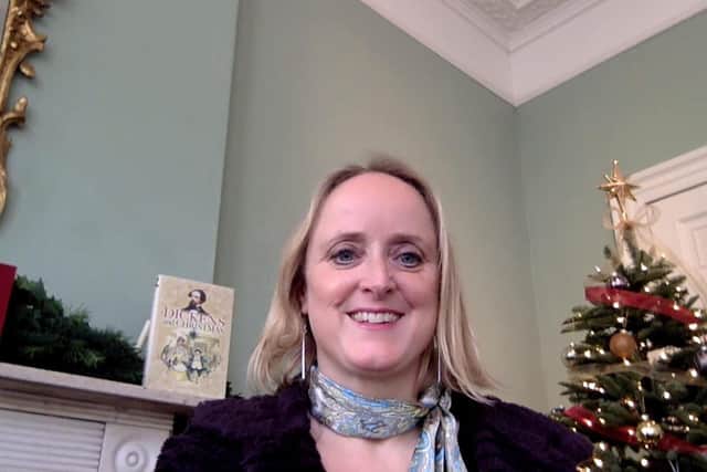 Lucinda Hawksley at the Dickens Museum