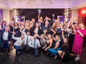 Flashback to some of the winners celebrating at last year’s Corporate Challenge awards night at the Crow Wood Hotel, Burnley. Credit: Andy Ford