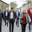 Prime Minister Rishi Sunak on his walk around Worsthorne. Photo by Andrew Wong / CCHQ