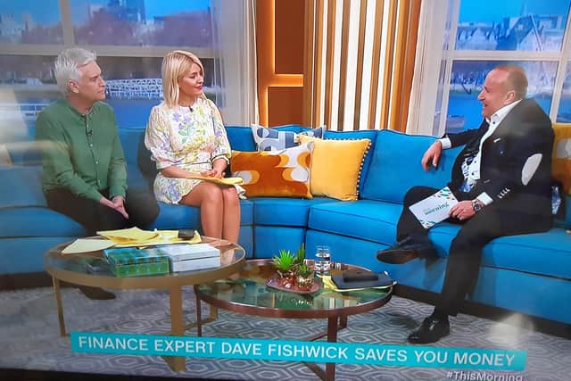 Burnley's Dave Fishwick chats to Phil Schofield and Holly Willoughby on ITV's This Morning