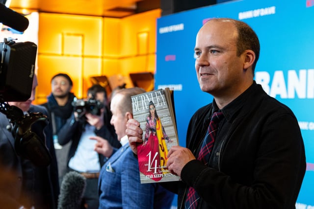 Actor Rory Kinnear who plays Dave Fishwick at the premiere of his Netflix film Bank of Dave at Reel Cinema in Burnley.