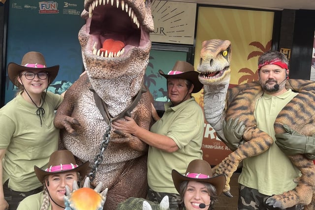 Both big and little kids are guaranteed a roar-some time as dinosaurs descend on the town centre this Saturday. 
DINO Meet and Greet at Charter Walk returns this weekend from 10am - 4pm at BLC Town Centre Shop, next to Windsor’s, giving you the chance to get up close and personal with Pip the Pachycephalosaurus, Topsy the Triceratops, Vinnie the Velociraptor and Trevor the T-Rex. You'll also get to take home your own egg to grow your own dinosaur.
Meet and greet slots last 20 minutes, starting from 10am, and cost £7.50 per child (free for under ones).
To book, head to
