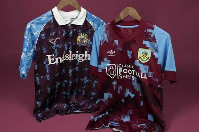 Burnley FC's home shirt for the 2022/23 season has been inspired by the Clarets' 1991/92 title-winning creation