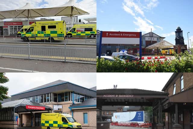 NHS leaders have not revealed which Lancashire hospital or hospitals the near week-long waits occured at