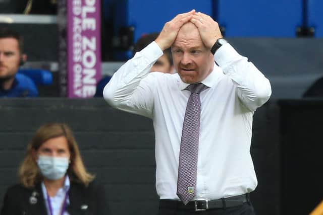 Sean Dyche. (Photo by LINDSEY PARNABY/AFP via Getty Images)