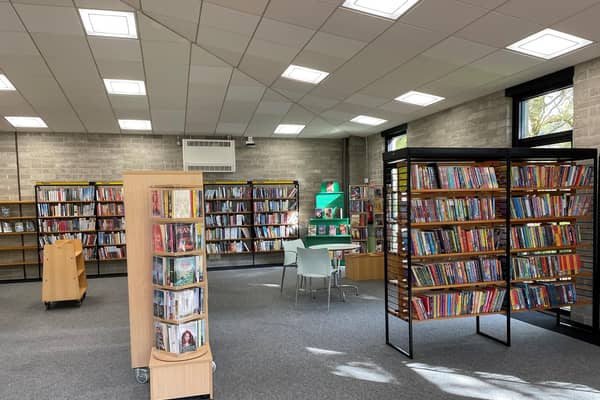 The newly refurbished Coal Clough Library