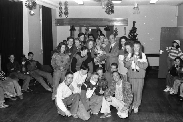 Padiham Youth Club was one step nearer getting its own set of disco lights thanks to the Transport and General Workers’ Union at Michelin Tyre Company, Burnley.
Mr Fred Watters, convenor of the Union branch at Michelin, was the special guest at one of the youth club’s regular discos and handed over a cheque for £100 to the town centre club.