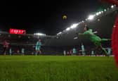 The goalkeeper was surprisingly animated at Sunderland on Monday, uncharacteristically losing his head during the second-half (Photo by Paul ELLIS / AFP via Getty Images)