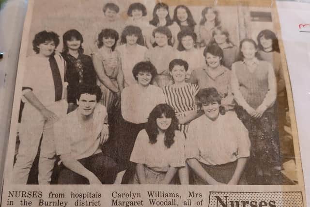 This was how the Burnley Express reported the news of the nurses passing their exams to become state registered nurses 40 years ago.