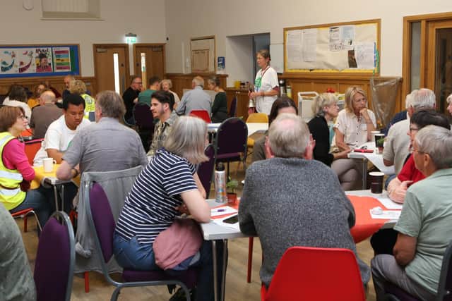 Participants in the final session of the recent Ribble Valley Citizens Summit for Climate and Nature