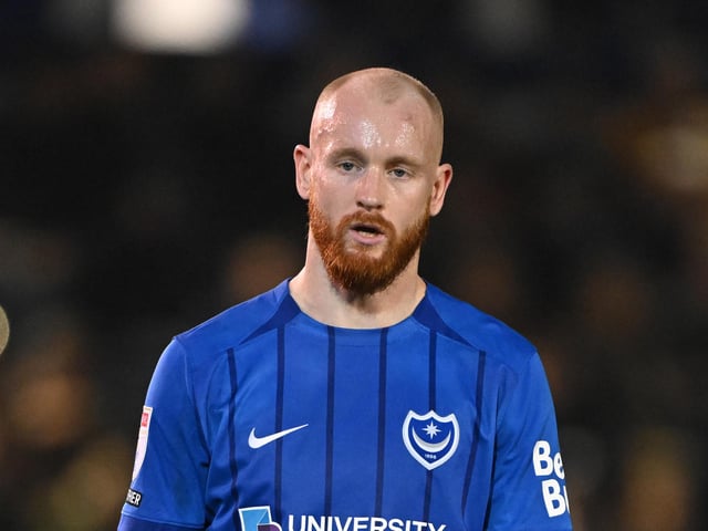 The left-back bagged Pompey's second goal during their 3-1 home win against Preston.