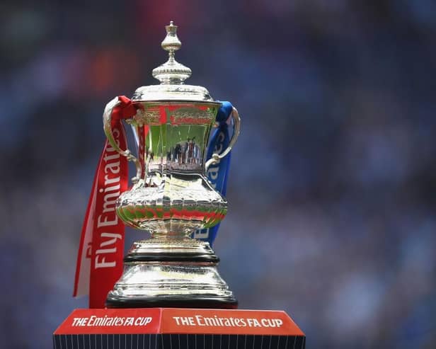 LONDON, ENGLAND - MAY 27: The FA Cup Trophy is seen prior to The Emirates FA Cup Final between Arsenal and Chelsea at Wembley Stadium on May 27, 2017 in London, England.  (Photo by Laurence Griffiths/Getty Images)