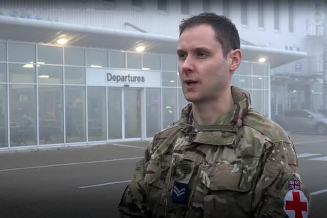 Burnley's Corporal Wes Molvaney, who is among the team responsible for delivering the RAF’s frontline healthcare on the ground in earthquake hit Turkey, said he felt ‘honoured’ to be part of the operation.