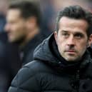 NEWCASTLE UPON TYNE, ENGLAND - DECEMBER 16: Marco Silva, Manager of Fulham looks o during the Premier League match between Newcastle United and Fulham FC at St. James Park on December 16, 2023 in Newcastle upon Tyne, England. (Photo by Clive Brunskill/Getty Images)