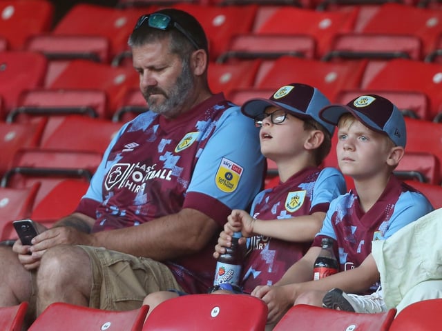 Burnley fans
Photographer Rob Newell/CameraSport
The EFL Sky Bet Championship - Watford v Burnley - Friday 12th August 2022 - Vicarage Road - Watford
World Copyright © 2022 CameraSport. All rights reserved. 43 Linden Ave. Countesthorpe. Leicester. England. LE8 5PG - Tel: +44 (0) 116 277 4147 - admin@camerasport.com - www.camerasport.com