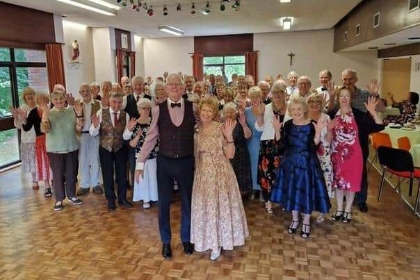 The Padiham Dance Group, hosted by Barbara Wright Hurst and Francis Barton (front) has moved to new home at Burnley's Padiham Road Methodist Church