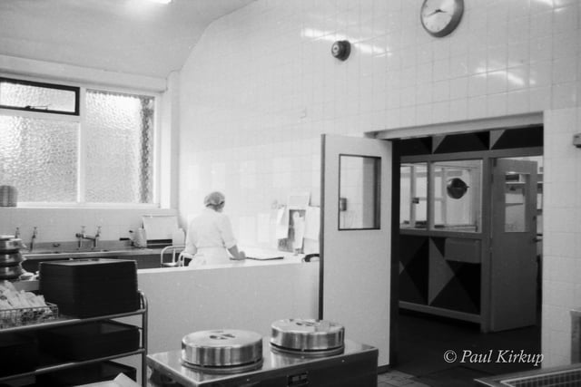 The catering department at the former Victoria Hospital in Burnley