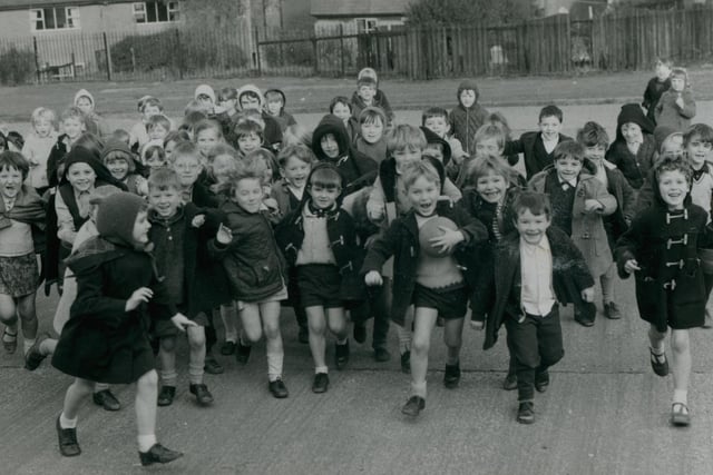 Myrtle Bank Infants School (1970). Credit: Lancashire County Council