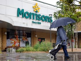 A view of a Morrisons supermarket. PIC: TOLGA AKMEN/AFP via Getty Images