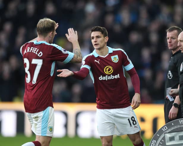 Arfield and Westwood grew close during their time together at Turf Moor