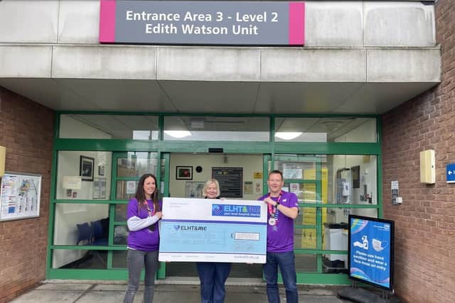 The pair have raised and donated a fantastic amount of £2,890 to ELHT&Me, the charity of East Lancashire Hospitals NHS Trust, for the benefit of the Primrose Unit at Burnley General Teaching Hospital