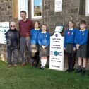 Students at Cliviger C of E Primary School have won award from The Milestone Society for their innovative new design for a village milestone.