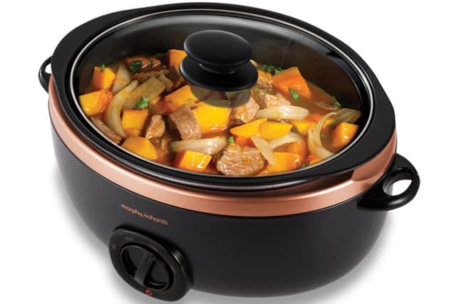 The Morphy Richards Sear & Stew Slow Cooker cooks meals to perfection - all in one pot