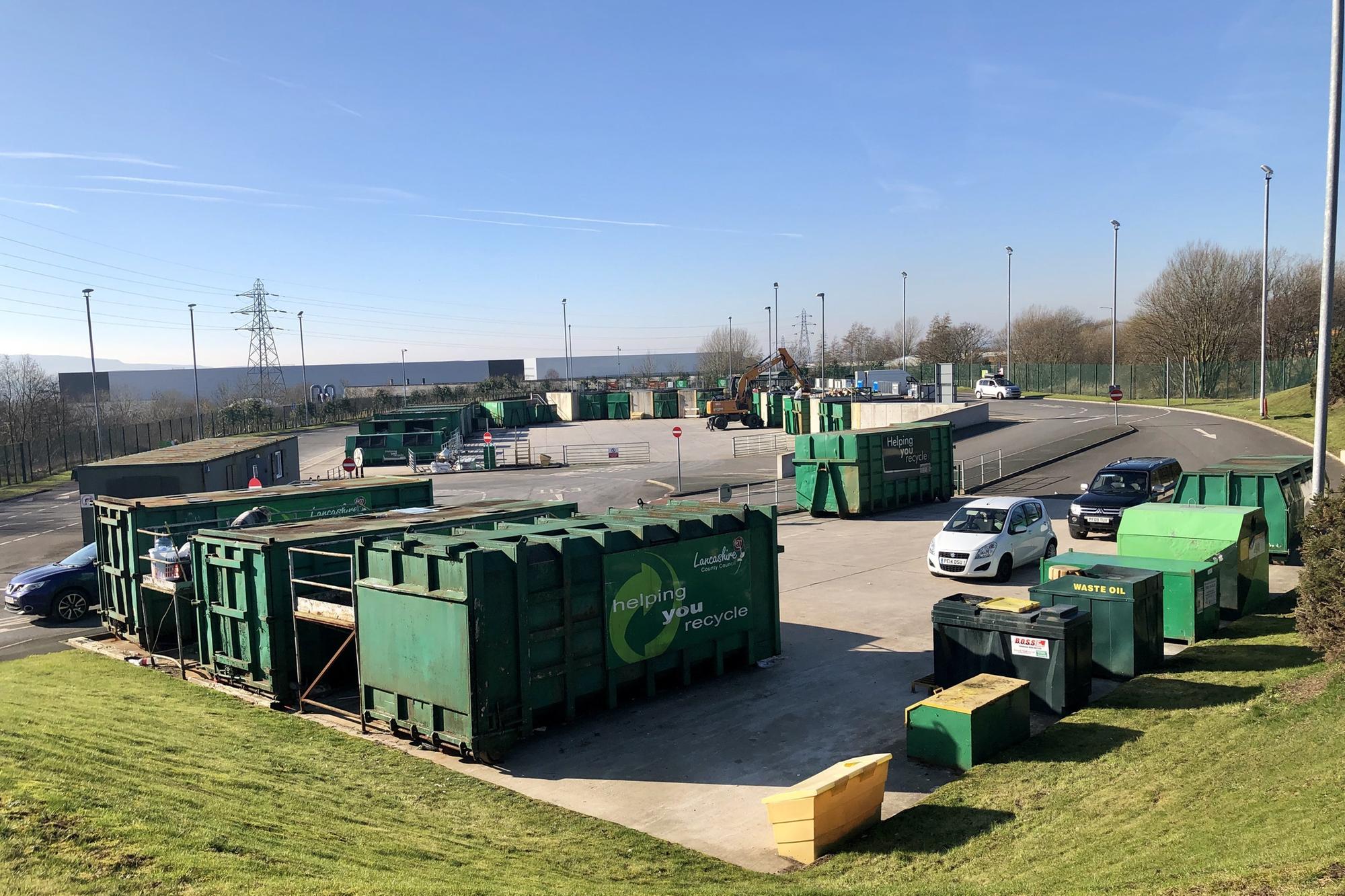 Lcc's Burnley Household Waste Recycling Centre
