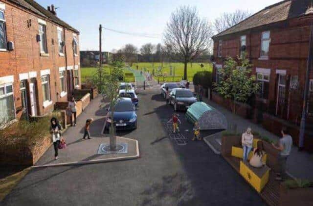 There are plans to make some neighbourhoods more cycle and pedestrian-friendly (image via Lancashire County Council)