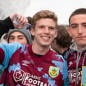 Burnley fans arrive at the Riverside Stadium ahead of the Championnship fixture with Middlesbrough. Photo: Kelvin Stuttard