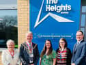 Pictured at the careers fair at The Heights School are the Mayor and Mayoress of Burnley Coun. Mark and Kerry Townsend,  careers governor Christopher Nutter and Mrs Hannah Horner, careers' advisor and Miss Nicola Lincoln