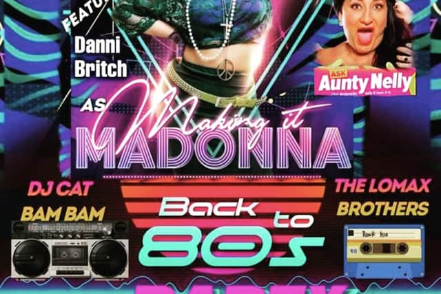 TV celebrity Antonella Brollini, known to her fans as ‘Aunty Nelly’ is coming to Burnley to host an 80's music event this weekend
