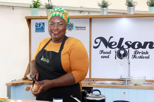 Burnley based Caribbean chef Mama Shar will headline the live demonstrations at this year's Nelson Food and Drink Festival in September