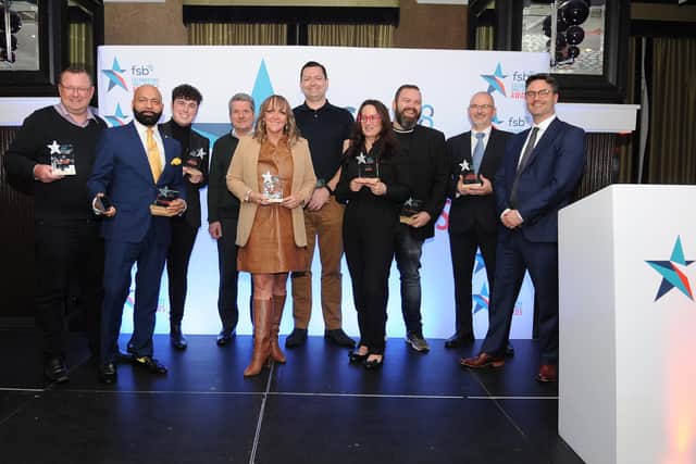 The winners of the FESB's 2022 small business awards