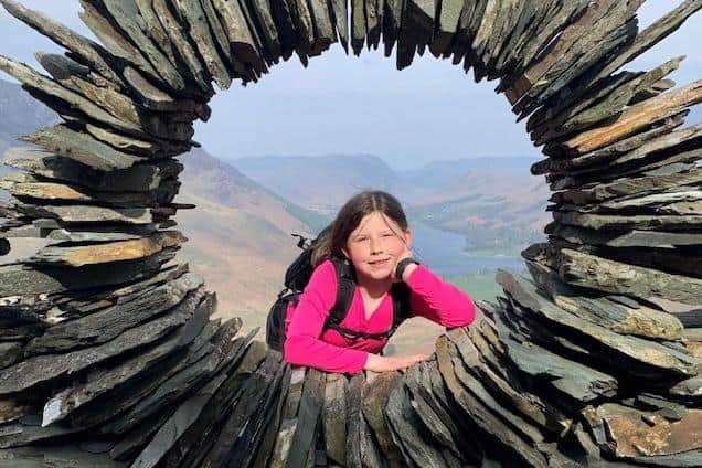 Isabella Brannigan (10) has set off today to walk Hadrian's Wall for two good causes