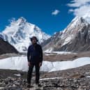 Rauf Bashir at the basecamp of K2 mountain
