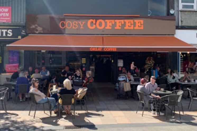Cosy Coffee has a rating of 4.6 from 407 reviews.