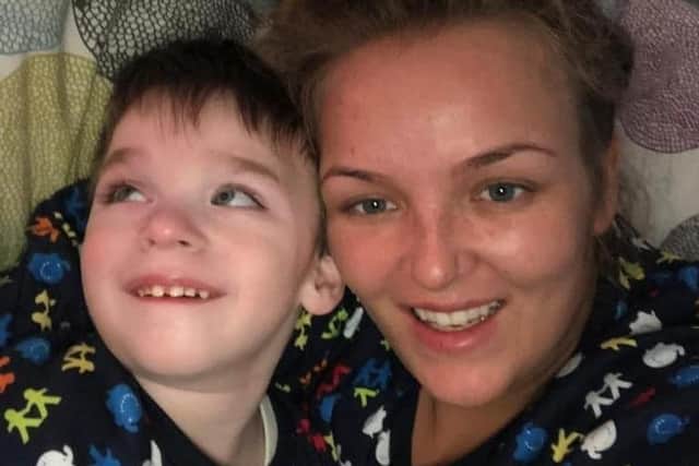 Laura Stinton is hoping to raise £200,000 to buy the perfect home for her son Henry (five) who is severely disabled