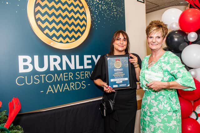 Amanda Hanson (right) the owner of Sweet William Florists. The shop won Best Independent Retailer and Best Ambassador awards at the first Burnley town centre Customer Service Awards. Amanda is pictured with Alexis Carroll who works for her.