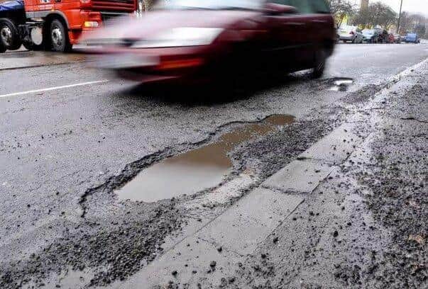 There is no way of knowing how many potholes that are deemed deep enough to need filling in will appear during the year