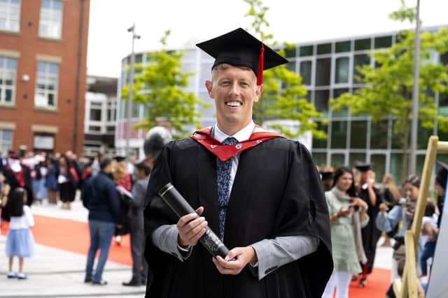 UCLan Bachelor of Medicine and Bachelor of Surgery (MBBS) graduate Dean Hardy