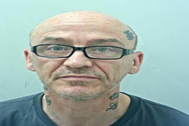 Peter Everall, who stole from a hospice and a primary school, has been sentenced to 28 months in prison for two burglaries and handling stolen goods.