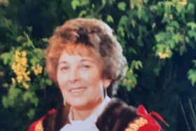 Coun. Lilian Clark in her Burnley mayorall year