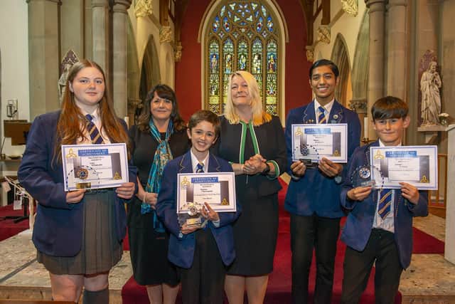Burnley's Blessed Trinity RC College held its annual awards evening for the first time since covid