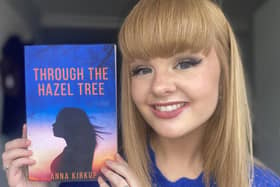 Writer Anna Kirkup (21) with her debut novel 'Throught the Hazel Tree'