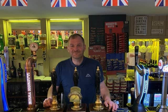 Stevie Simkin will undergo a sponsored back and chest wax at the pub where he works as a part-time barman to raise cash for the organisation where he had counselling to help him through a difficult time in his life
