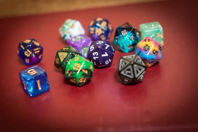 A set of Dungeons and Dragons dice.Credit: Andy Ford Photography