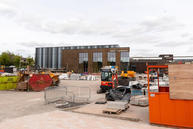 Pioneer Place in Burnley as it starts to take shape in May 2023. Photo: Kelvin Stuttard